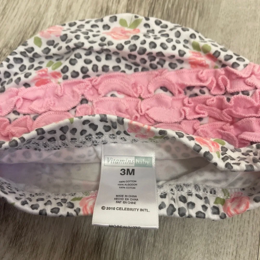 Vitamins Baby 3 Month Girls Outfit With Hat